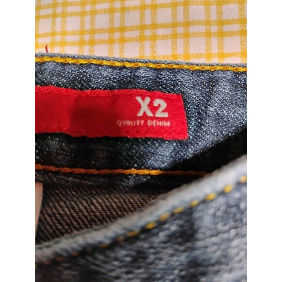 X2 Low Rise Boot Cut Slim W10 Regular Embroidered Pockets - Picture 6 of 15